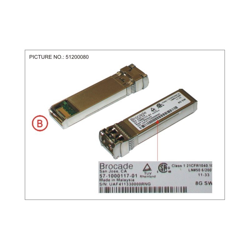 38019369 - FC SFP+ MMF 8GB LC (BROCADE)