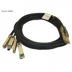38040929 - QSFP+/4XSFP+ BREAKOUT CABLE BROCADE 3M