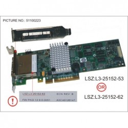 38013239 - RAID CTRL SAS 6G 8PORT EX 512M FH/LP LSI