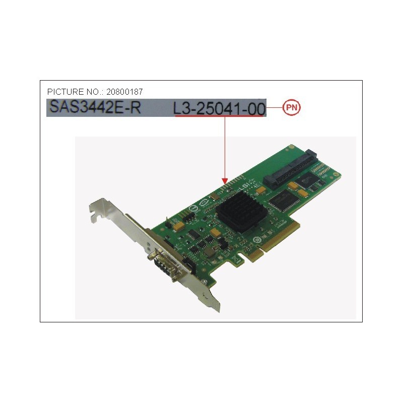 38007622 - SAS CTRL 3GB/S 4INT/4EXT PCIE