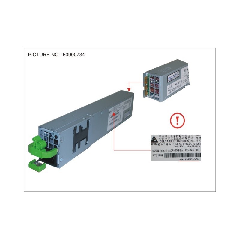 38010006 - PSU MODULE 770W (2ND)