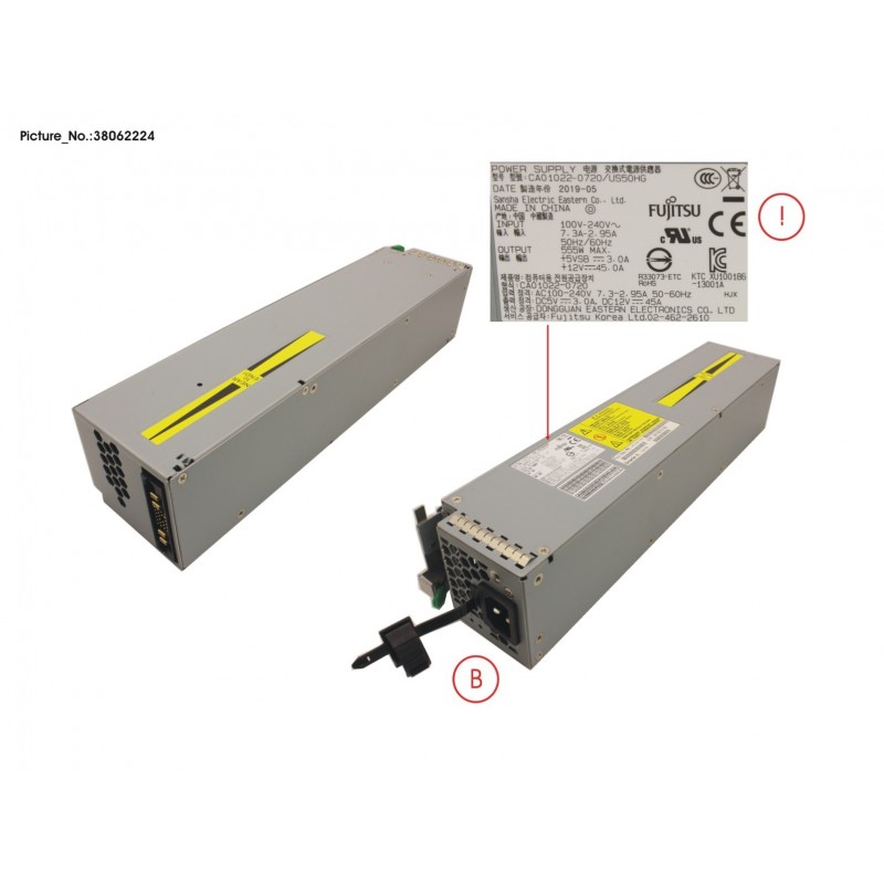 38062224 - PSU FOR PQ3000E PCI BOX