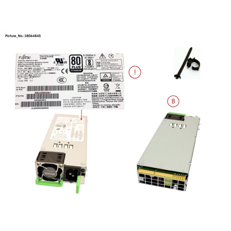 38064845 - 900W TITANIUM PSU