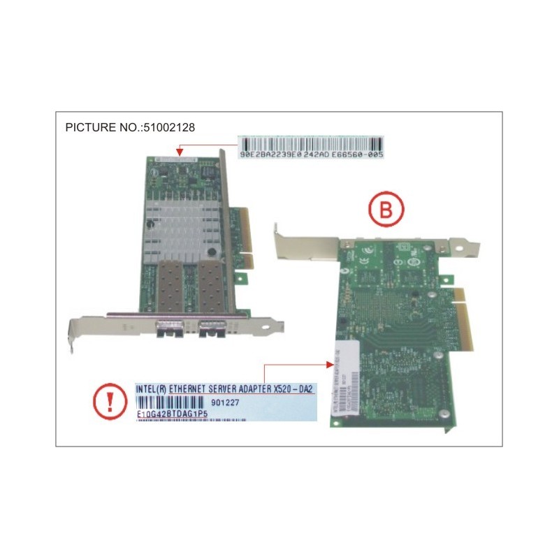 38011085 - ETH CTRL 2X10GBIT PCIE X8 X520-DA2