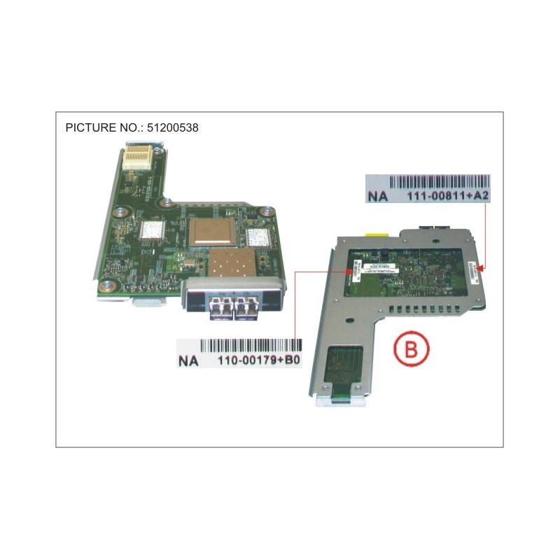 34035638 - CARD MEZZANINE 2-PORT 8G FC