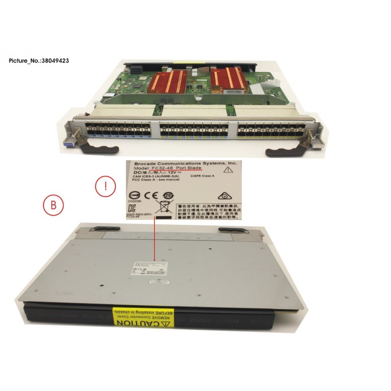 38049423 - FRU,PORT BLADE,48P,X6-,0SFP