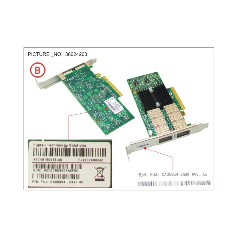 38024203 - IB HCA 40GB 2 PORT QDR ENHANCED