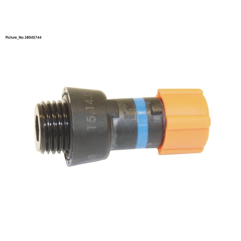 38045744 - QUICK CONN MALE THREAD BLUE