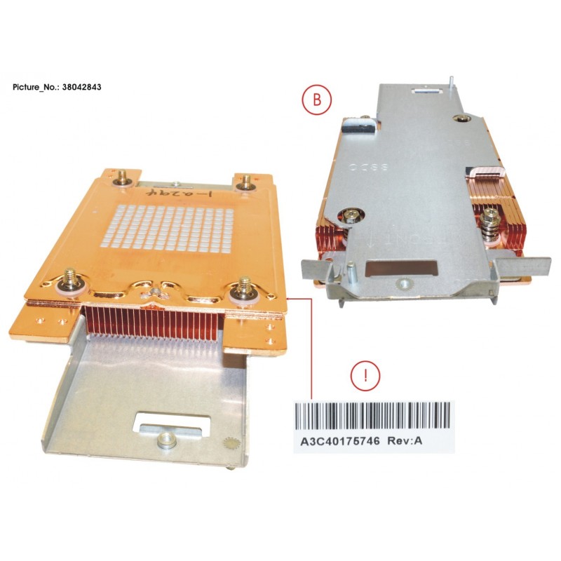 38042843 - HS CPU2 145W W.SSD HOLDER