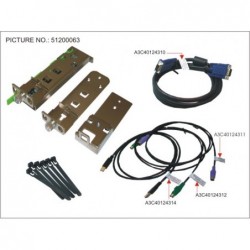 38017597 - RC25-KVM-SWITCH MOUNTING-KIT W.CABLES