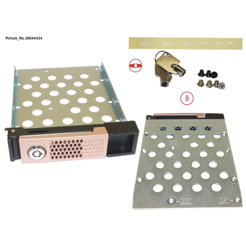 38044434 - FUJITSU HDD TRAY MODULE