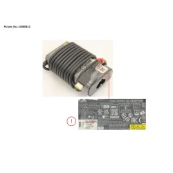 34080833 - AC-ADAPTER 19V 65W (3P, TP-C)