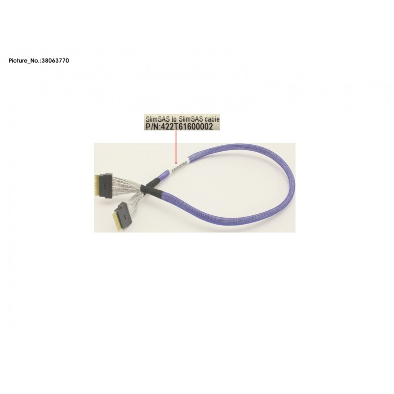 38063770 - SLIMSAS 8I CABLE 450MM