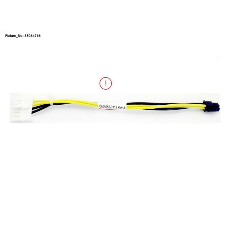 38064766 - POWER CABLE 1X6 - 2X2 (MB TO EXPANDER BD_