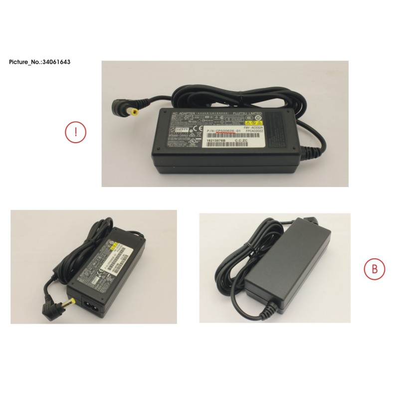 34061643 - AC-ADAPTER 19V 65W