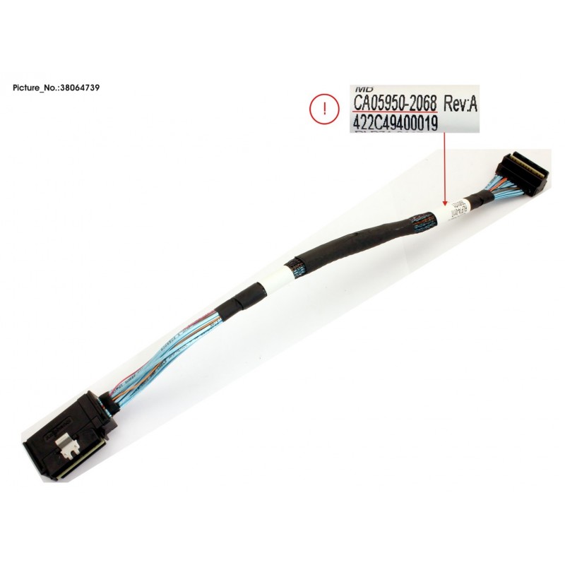 38064739 - SLIM SAS X8 MB TO 1ST EDSFF BP