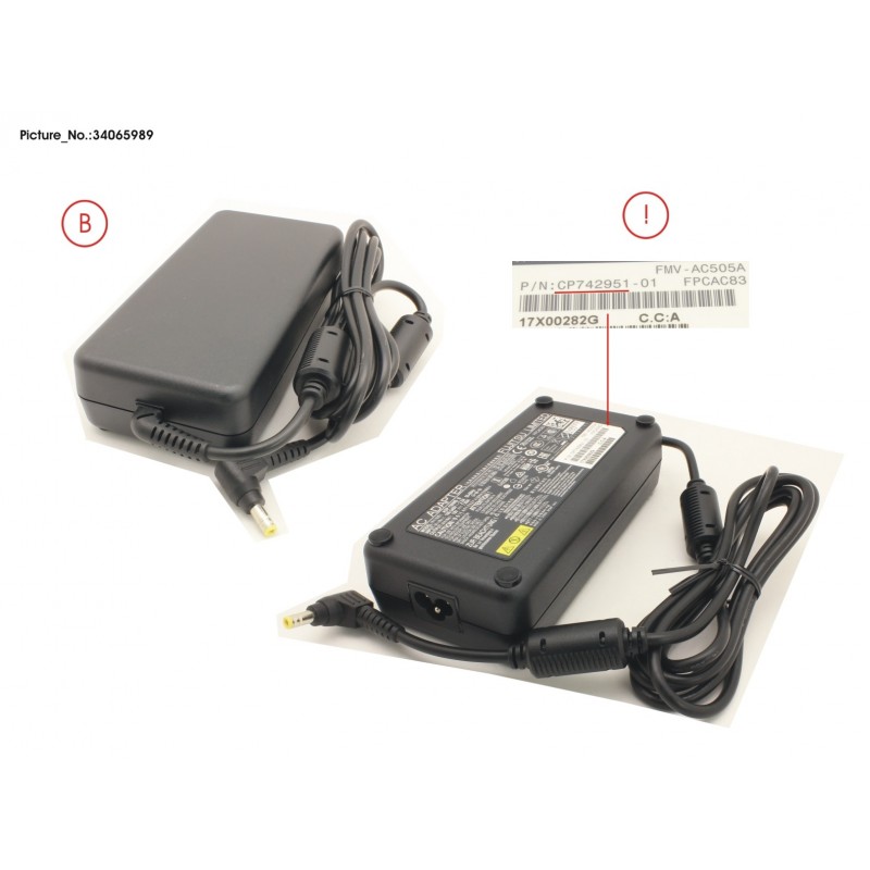 34065989 - AC-ADAPTER 19V 150W (3-PIN)