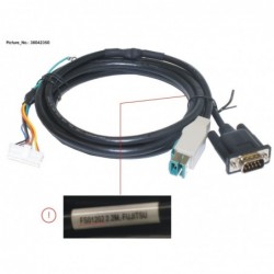 38042350 - USB POWER -DB9P TO HSG 2.2M BLACK