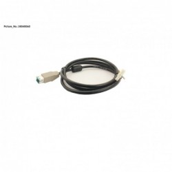 38040060 - VF60/70 POWERED USB CABLE 1.5M BLACK