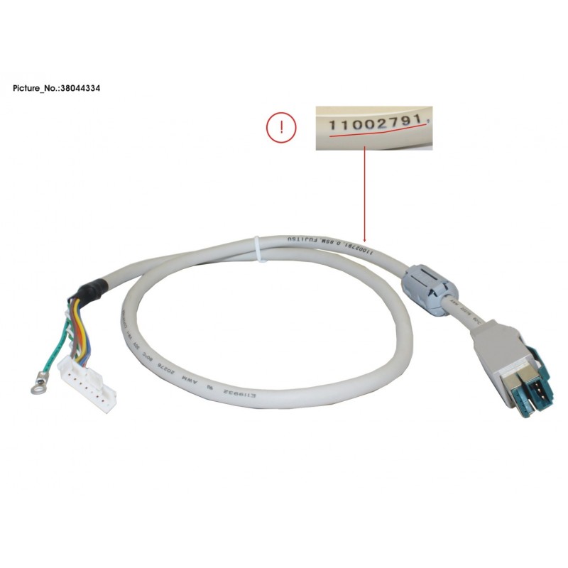 38044334 - VF60/70 POWERED USB CABLE 0.85M WHITE