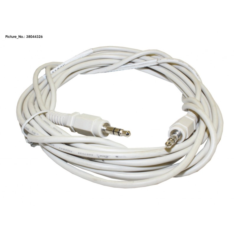 38044326 - D22,25,72&75 AUDIO CABLE 5M WHITE