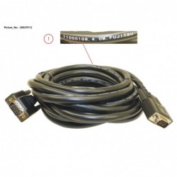 38039912 - D22,25,72&75 VGA CABLE 5M BLACK