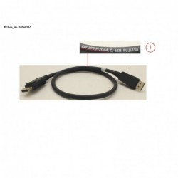 38060263 - DISPLAY PORT 20P CABLE 0.65M BLACK