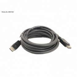 38047425 - DISPLAY PORT 20P CABLE 4.0M BLACK