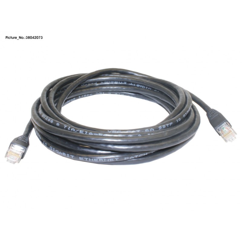 38042073 - PATCHCABLE 5 M CAT 6A BLACK