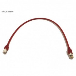 38059895 - RJ45 CROSSOVER PATCHCABLE CAT5E 0,5M ROT