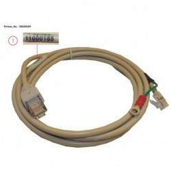 38015576 - PRINTER TO CASHDRAWER CABLE 2M WHITE
