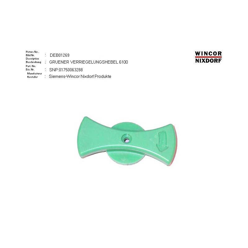 02098746 - GREEN HANDLE 6100