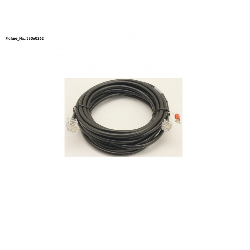 38060262 - TP7E/C TO TP7K S/A RJ12 RJ45 4.0M BLACK