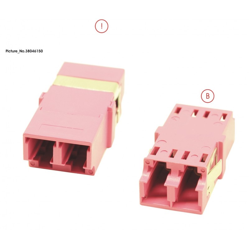 38046150 - FIBER COUPLER OM4, MMF, LC/LC