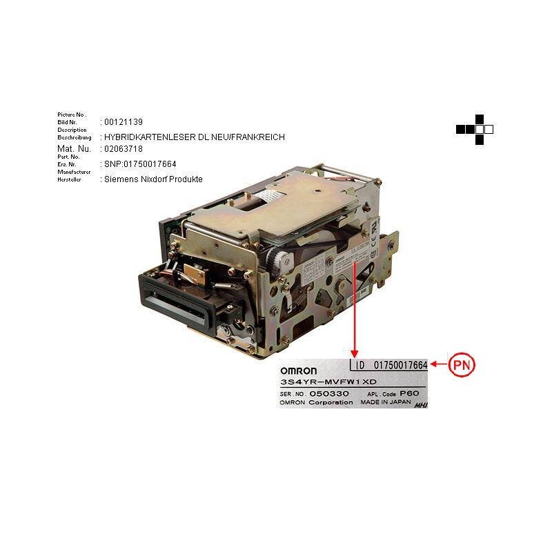 02063718 - HYBRID CARD READER DOWNLOAD NEW  FRANCE