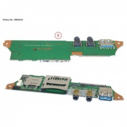 38042633 - SUB BOARD, AUDIO/USB/SD/SIM