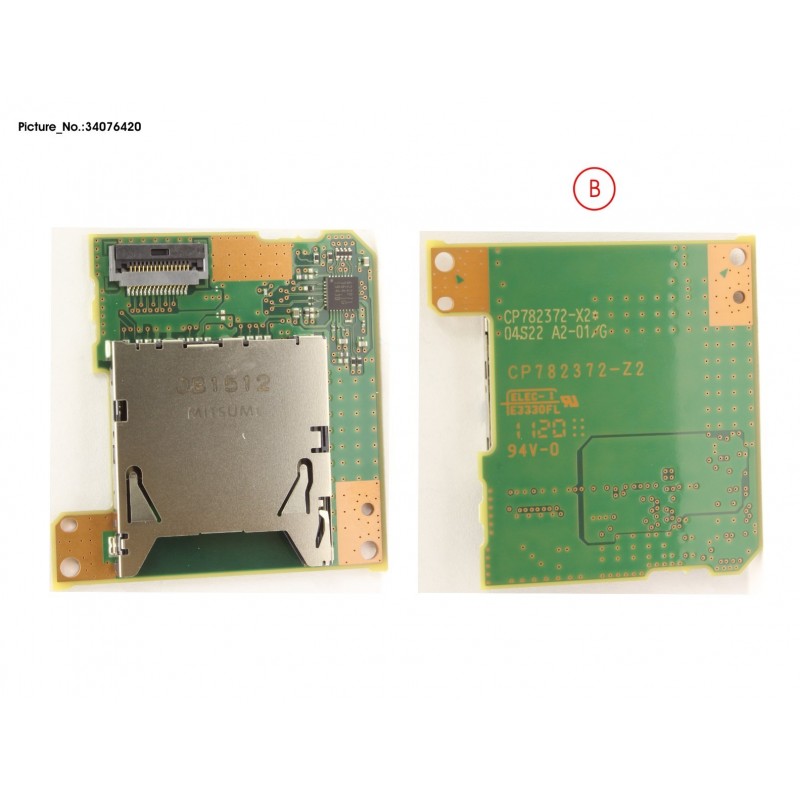 34076420 - SUB BOARD, SD CARD READER