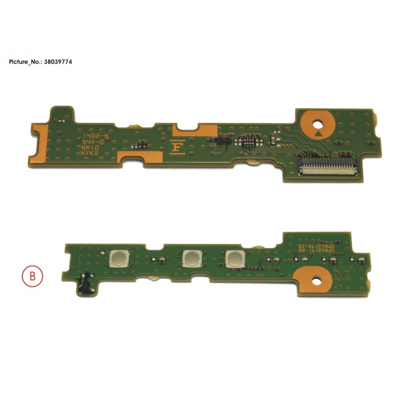 38039774 - SUB BOARD, SWITCH/APPL. BUTTONS