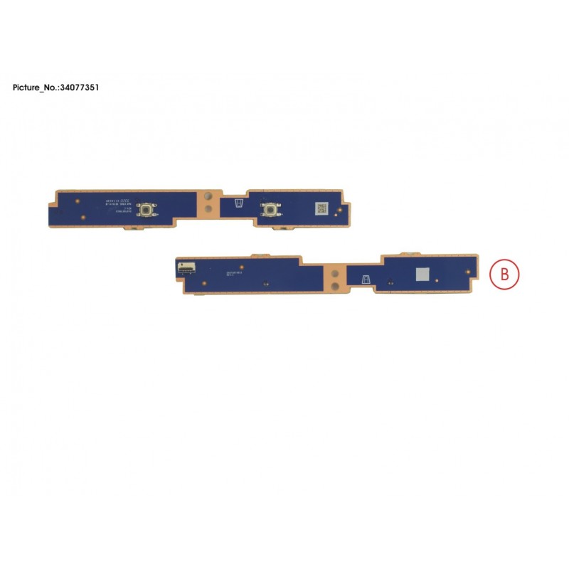 34077351 - SUB BOARD, TOUCH PAD BUTTONS