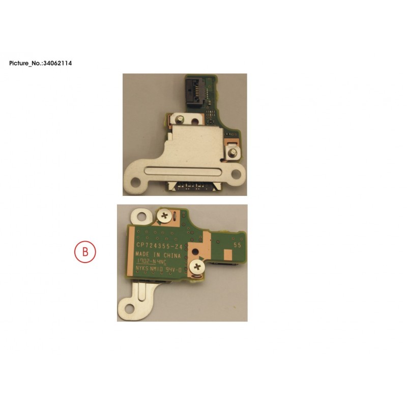 34062114 - SUB BOARD, SIM CARD