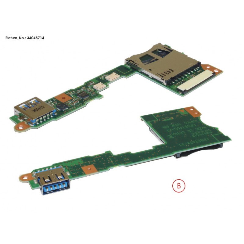 34045714 - SUB BOARD, SD CARD/USB