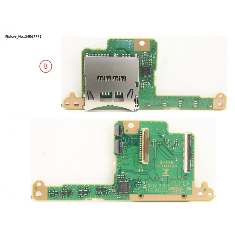 34067778 - SUB BOARD, SD/LED