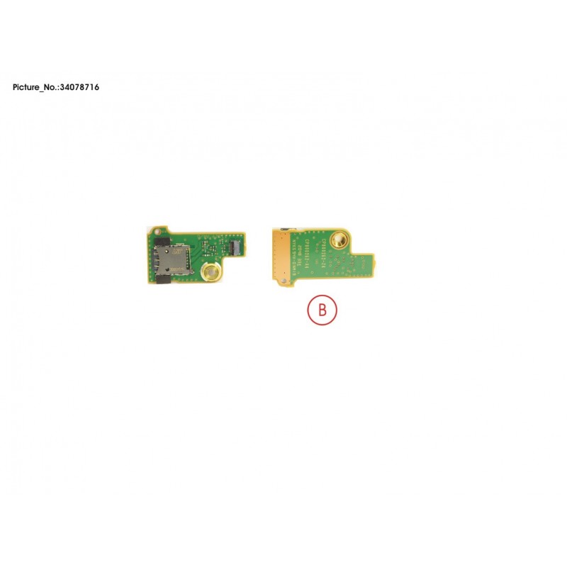 34078716 - SUB BOARD, SIM CARD