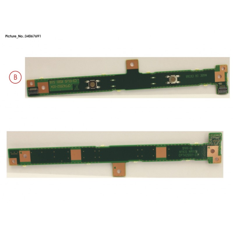 34067691 - SUB BOARD, TP BUTTONS
