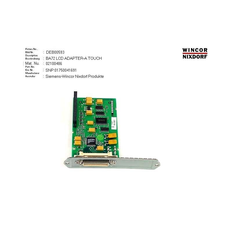 02100486 - BA72 LCD ADAPTER-A TOUCH