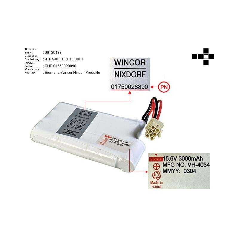 02067831 - BATTERY S BEETLE XL2 NI-MH