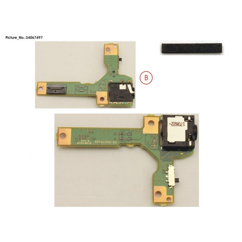 34067497 - SUB BOARD, POWER BUTTON