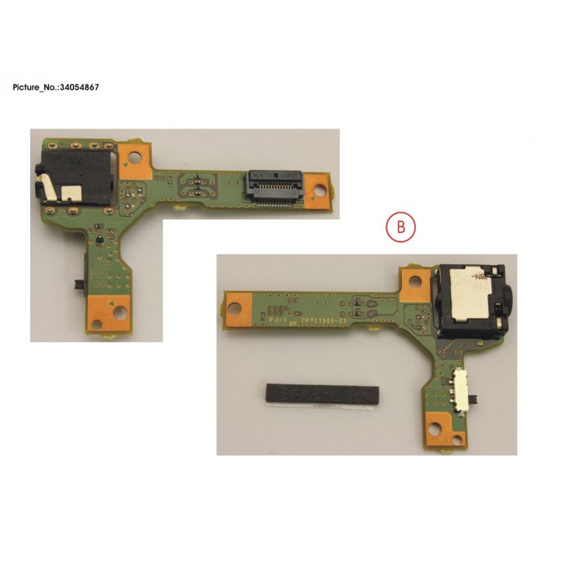 34054867 - SUB BOARD, POWER BUTTON