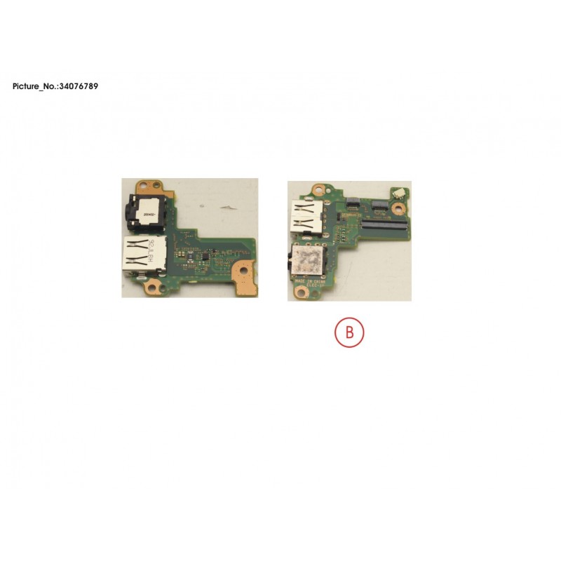 34076789 - SUBBOARD, AUDIO/USB