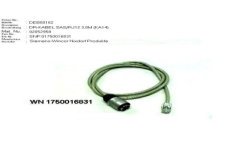 02052958 - CASH DRAWER CABLE KA14 SAS RJ12 3M